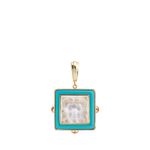 Pandantiv-Din-Argint-Placat-Cu-Aur-Arethuse-Gold-Lalique---Turquoise-1