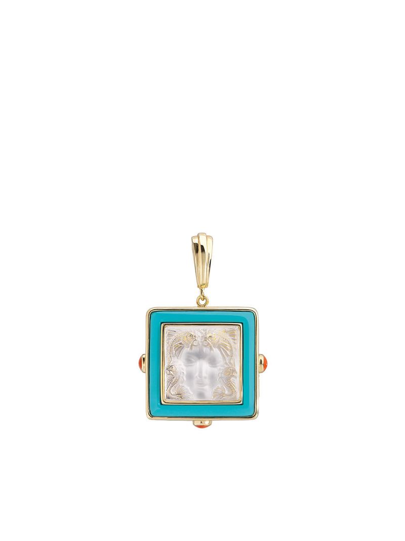 Pandantiv-Din-Argint-Placat-Cu-Aur-Arethuse-Gold-Lalique---Turquoise-1