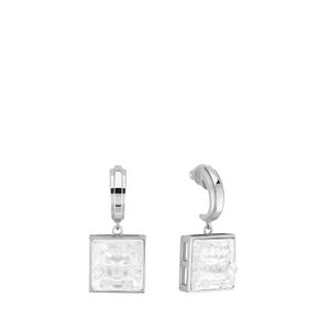 Cercei Argint Cu Sistem De Prindere Cu Pin Arethuse Silver Lalique