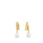 Cercei-Gold-Vermeil-Muguet-Lalique---Clear-1