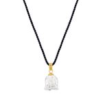 Pandantiv-Din-Argint-Si-Cristal-Muguet-Gold-Lalique---Clear-1