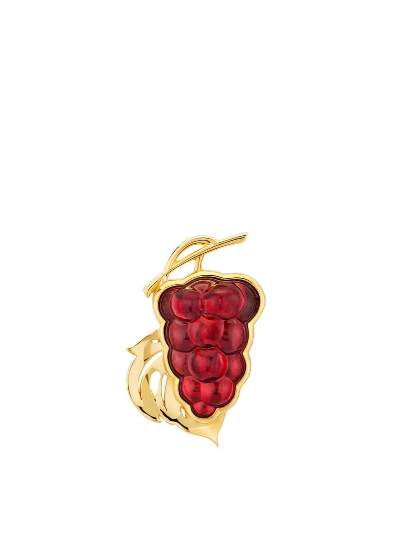 Brosa-Din-Argint-Si-Cristal-Gold-Vigne-Lalique---Red-1