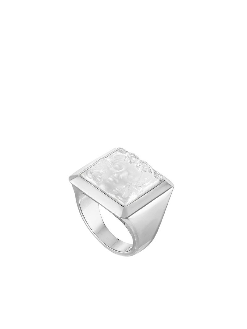 Inel-Arethuse-Silver-Clear-Mixt-T55-Lalique-1