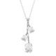 Pandantiv 3 Elemente Muguet Silver Lalique - Clear-1