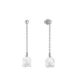 Cercei-Lungi-Muguet-Silver-Lalique---Clear-1