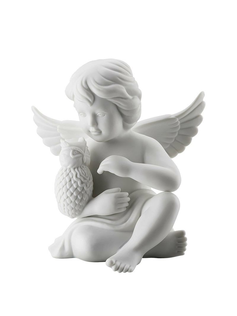 Ingeras-Portelan-Angel-With-Owl-Rosenthal---White-14cm-1