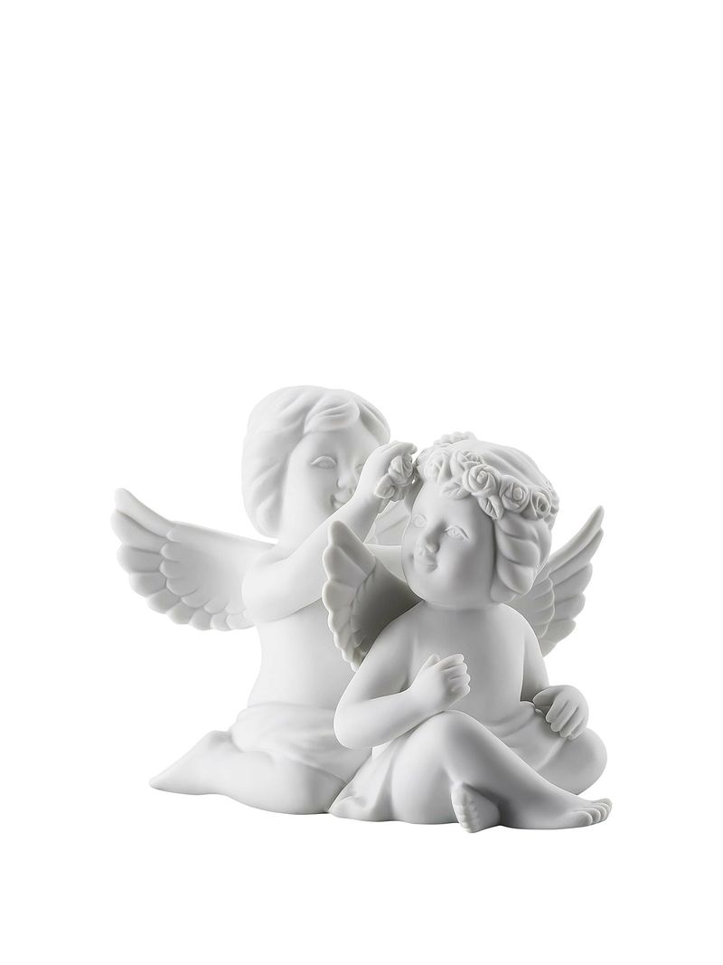 Ingerasi-Portelan-Pair-Of-Angels-Crown-Flowers-Rosenthal---White-14cm-1