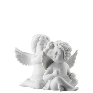 Ingerasi Portelan Pair Angels With Wreath Rosenthal