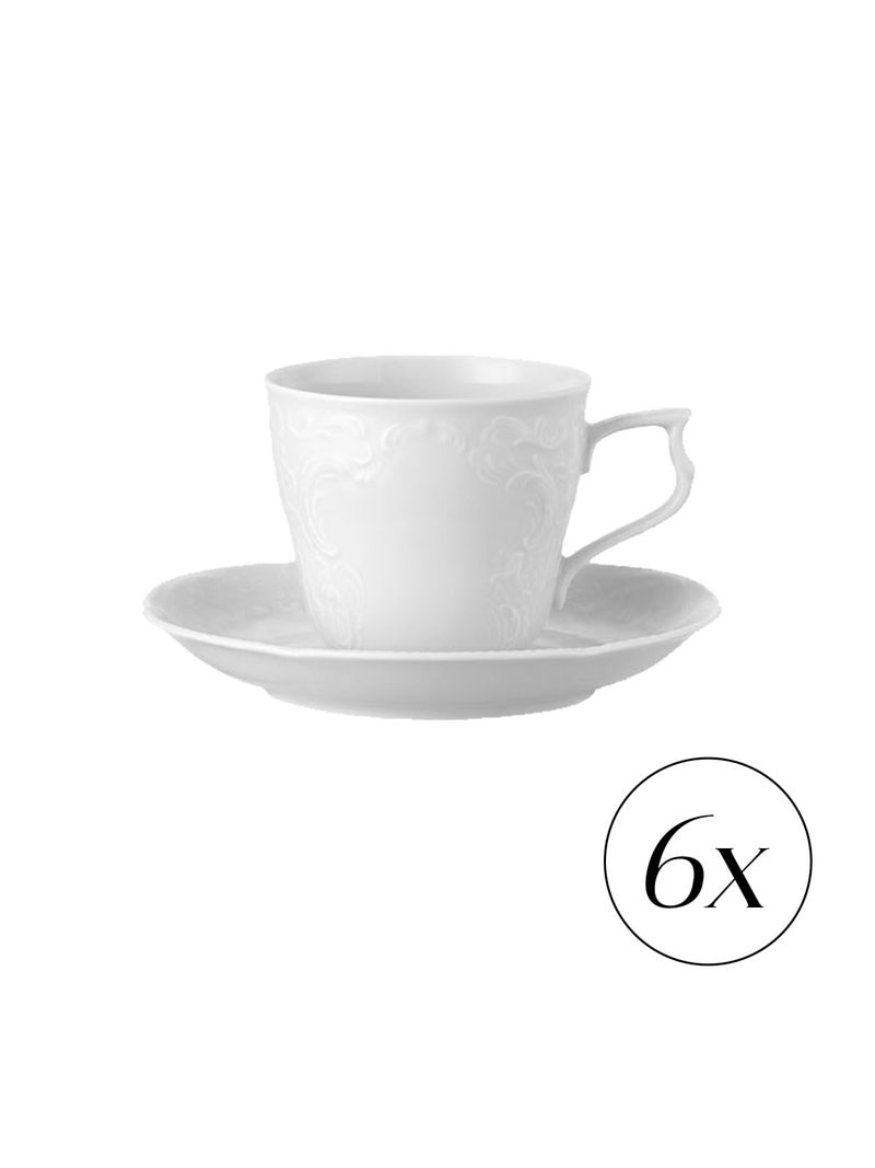 Set-6-Cesti-De-Cafea-Din-Portelan-Sanssouci-White-Rosenthal-1