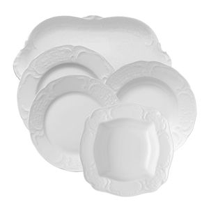 Serviciu De Masa Din Portelan - 20 Piese Pentru 6 Persoane Sanssouci White Rosenthal