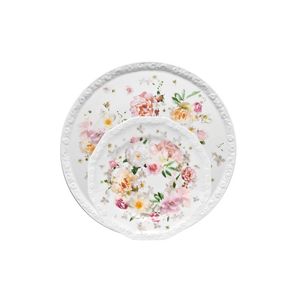 Serviciu De Tort Din Portelan Pentru 6 Persoane Maria Pink Rose Rosenthal