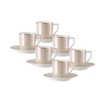 Set-6-Cesti-Pentru-Cafea-Din-Portelan-Francis-Carreau-Beige-Rosenthal-1