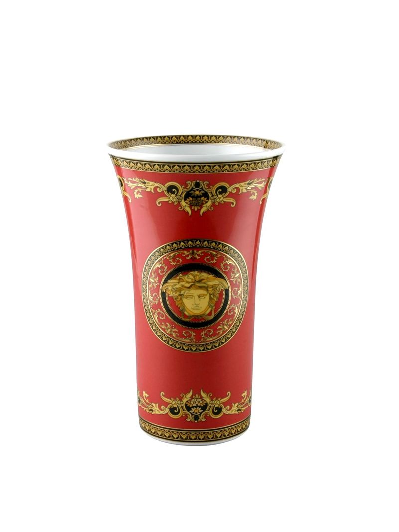 Vaza-Portelan-26cm-Medusa-Red-Rosenthal-Versace-1