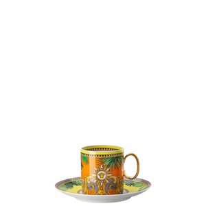 Ceasca Din Portelan Cu Farfurioara Pentru Cafea Jungle Animalier Rosenthal Versace