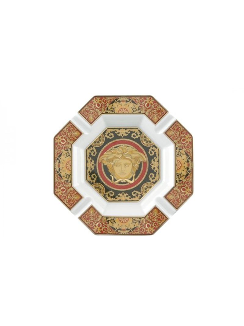 Scrumiera-Portelan-24-cm-Medusa-Red-Rosenthal-Versace-1
