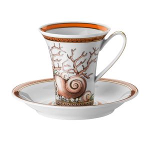 Ceasca Pentru Espresso Cu Farfurie Din Portelan Etoiles De La Mer Rosenthal Versace