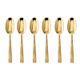 Set 6 Lingurite Espresso Cometa Gold Sambonet-1