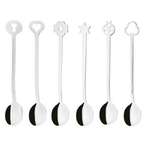 Set 6 Lingurite Inox Party Portafortuna Sambonet
