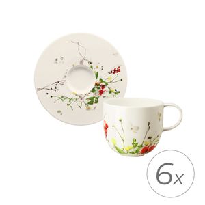 Set 6 Cesti Cafea Brillance Fleurs Sauvages Rosenthal