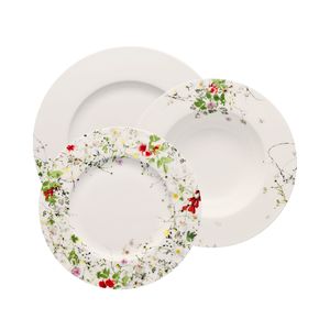 Set De Masa - 18 Piese Pentru 6 Persoane Brillance Fleurs Sauvages Rosenthal