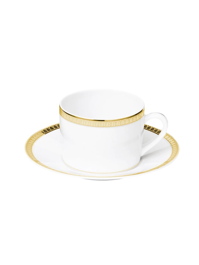 Set-6-cesti-cu-farfurii-pentru-ceai-Malmaison-Gold-Christofle-1