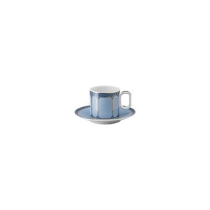 Ceasca cu farfurioara espresso Signum Azure Swarovski Rosenthal