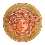 Platou-din-potelan-33-cm-Medusa-Amplified--Orange-Coin-Rosenthal-Versace-1