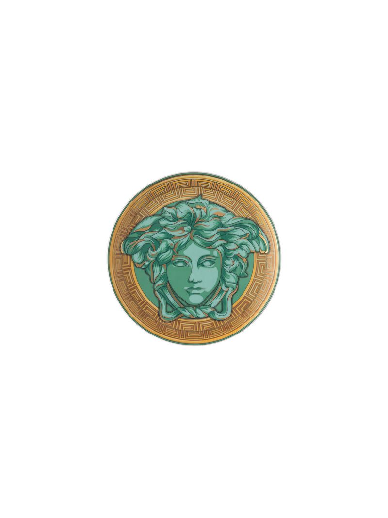 Farfurie-din-portelan-17-cm-Medusa-Amplified-Green-Coin-Rosenthal-Versace-1