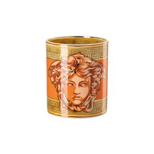 Vaza din portelan Medusa Amplified Orange Coin Rosenthal Versace