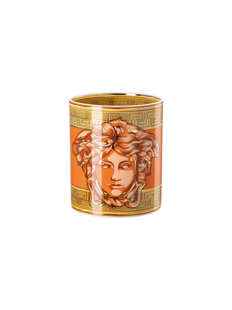 Vaza-din-portelan-Medusa-Amplified-Orange-Coin-Rosenthal-Versace---18-cm-1