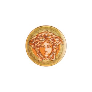 Farfurie din portelan 17 cm Medusa Amplified Orange Coin Rosenthal Versace