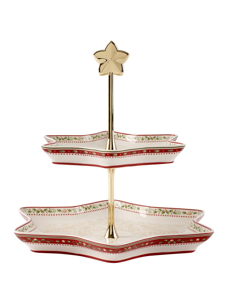 Etajera-Cu-2-Farfurii-25cm-Winter-Bakery-Delight-Villeroy---Boch-1