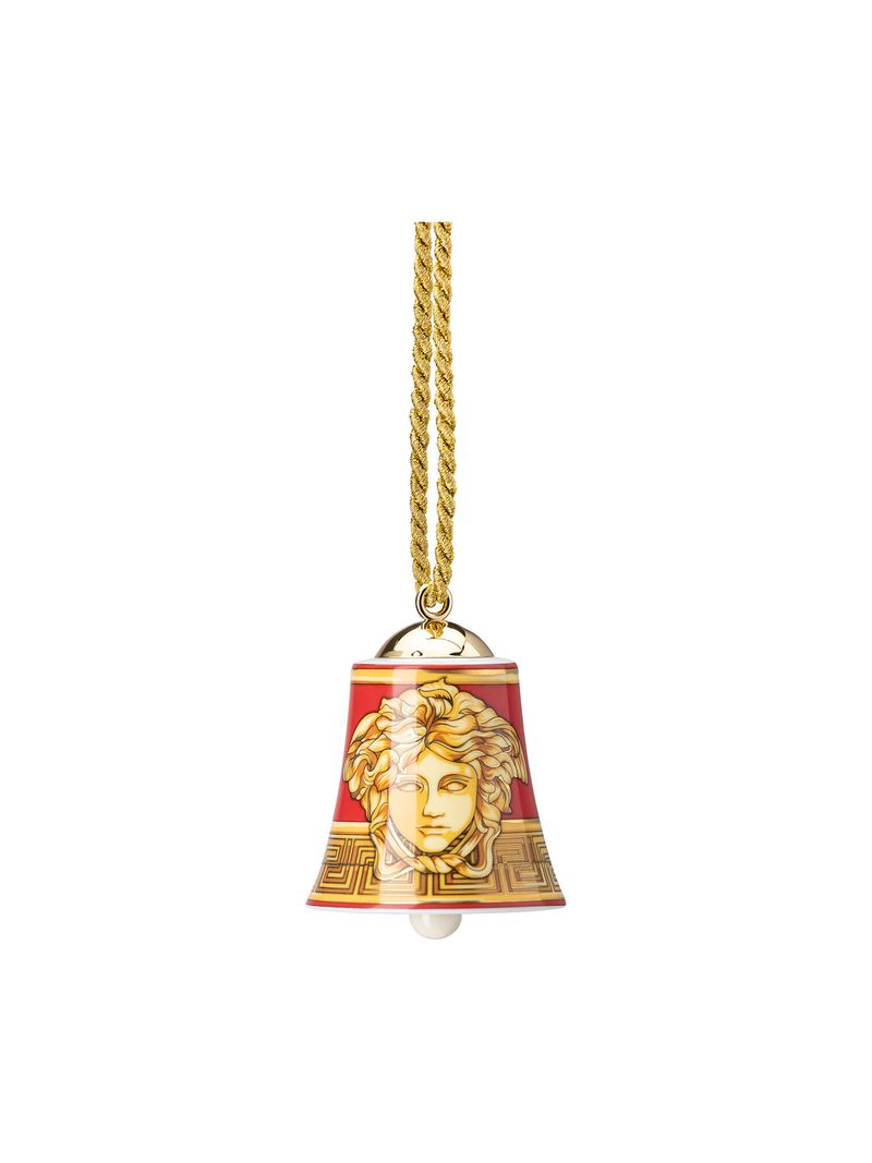 Clopotel-Portelan-7cm-Golden-Coin-Christmas-2022-Rosenthal-Versace-1