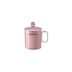 Cana Cu Capac Din Portelan 390ml Signum Rose Swarovski Rosenthal