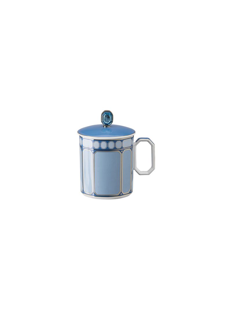 Cana-cu-capac-din-portelan-390ml-Signum-Azure-Swarovski-Rosenthal-1