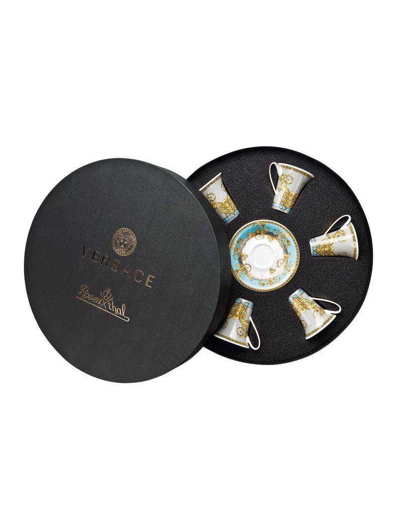 Set-6-Cesti-Espresso-Cu-Farfurioare-Prestige-Gala-Bleu-Rosenthal-Versace-1
