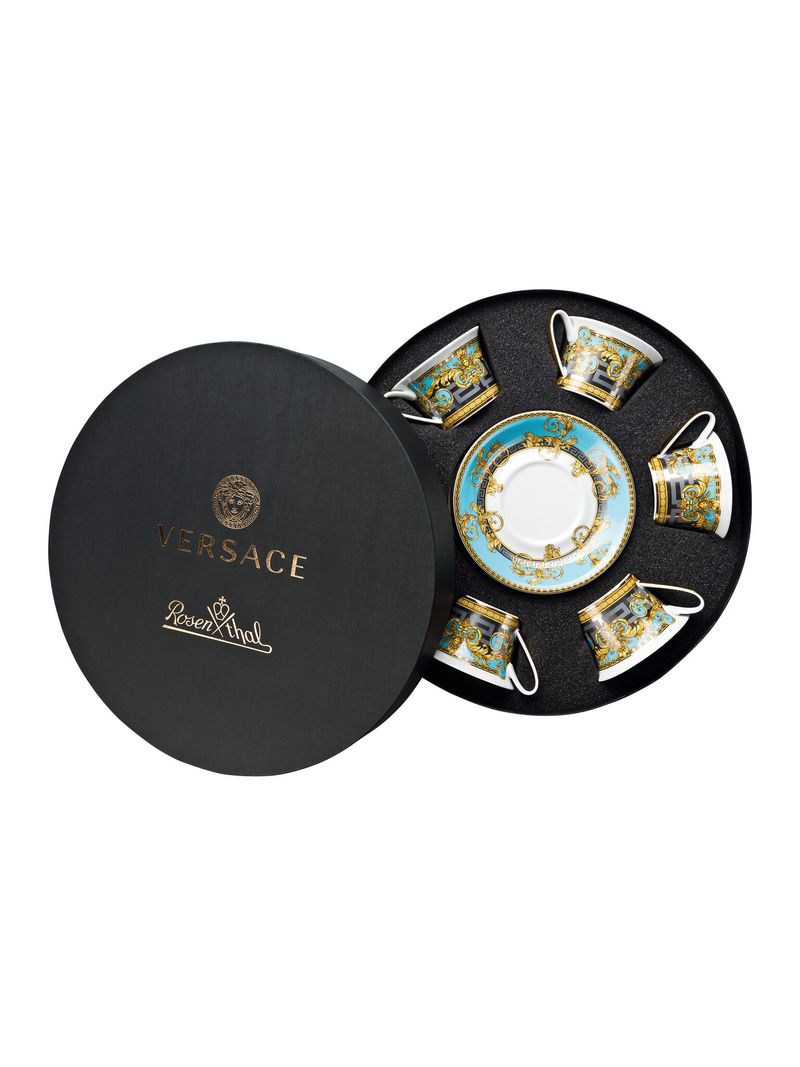 Set-6-Cesti-Ceai-Cu-Farfurioare-Prestige-Gala-Bleu-Rosenthal-Versace-1