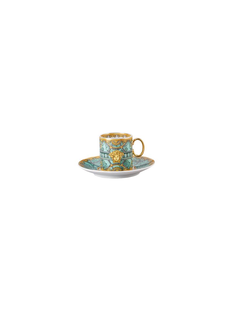 Ceasca-Cu-Farfurioara-Espresso-100ml-La-Scala-Del-Palazzo-Verde-Rosenthal-Versace-1