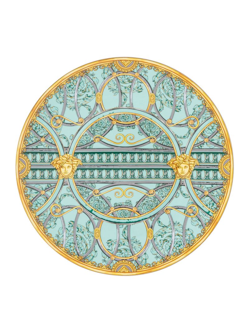 Platou-Din-Portelan-33cm-La-Scala-Del-Palazzo-Verde-Rosenthal-Versace-1