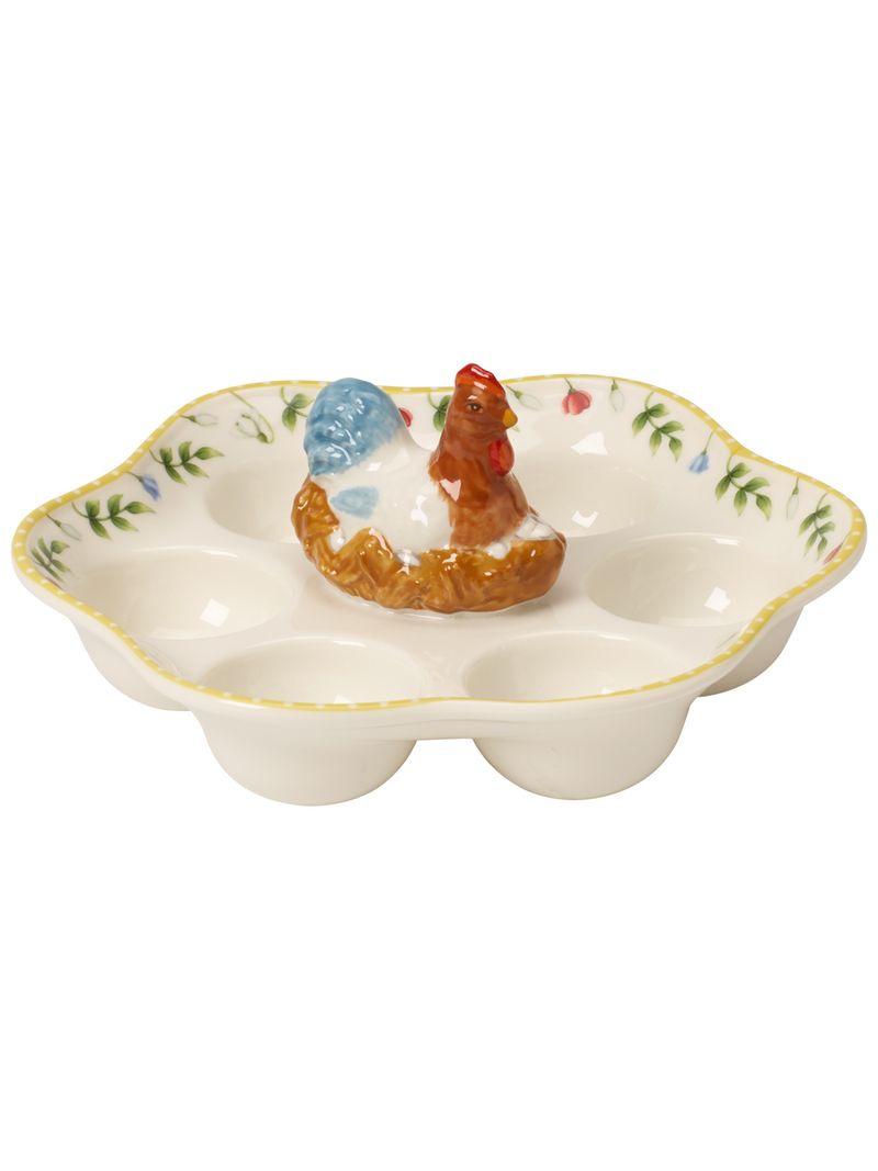 Platou-Rotund-Pentru-Oua-Rooster---Hen-Spring-Awakening-Easter-2023-Villeroy---Boch-1