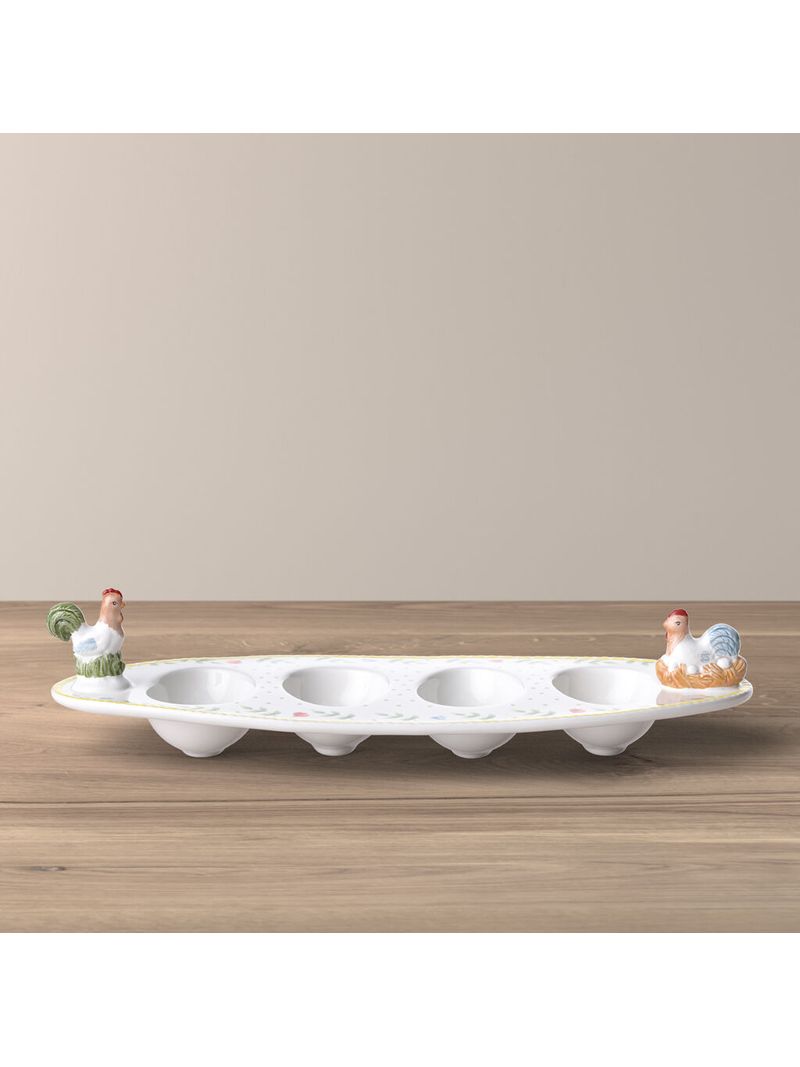 Platou-Oval-Pentru-Oua-Rooster---Hen-Spring-Awakening-Easter-2023-Villeroy---Boch-1