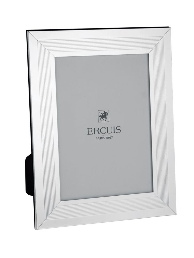 Rama Foto Argintata Mille Raies Ercuis France - 9x13cm-1