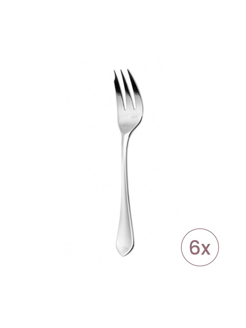 Set 6 Fuculite Pentru Desert Inox Citeaux Ercuis France-1