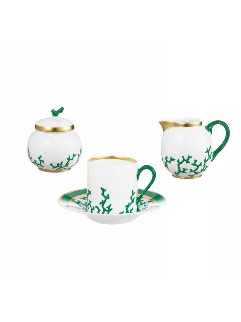 Set Pentru Cafea 14 Piese Cristobal Émeraude Raynaud Limoges-1