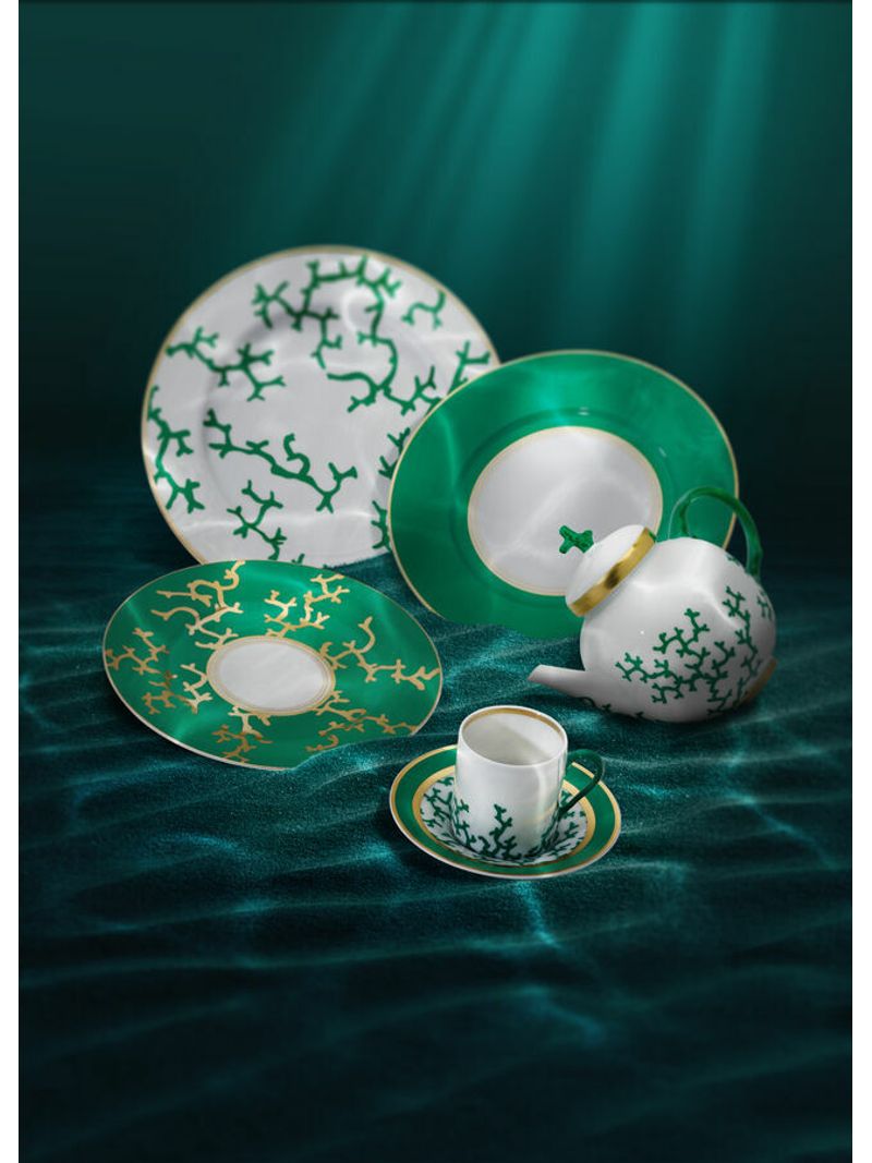 Set Pentru Cafea 14 Piese Cristobal Émeraude Raynaud Limoges-3