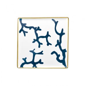 Platou 18x18cm Cristobal Marine Raynaud Limoges