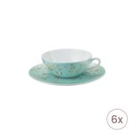 Set-6-Cesti-Cu-Farfurioare-Ceai-Paradis-Fond-Turquoise-Raynaud-Limoges-1