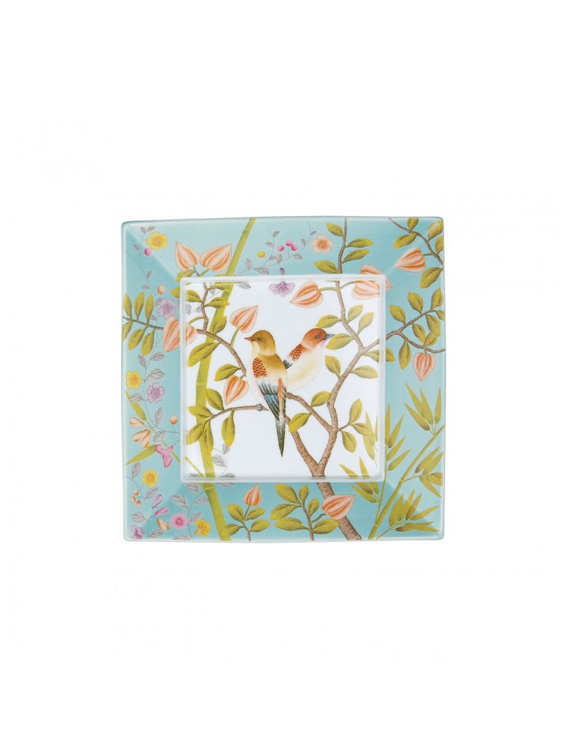 Platou-N3-Paradis-Fond-Turquoise-Raynaud-Limoges----17x17cm-1