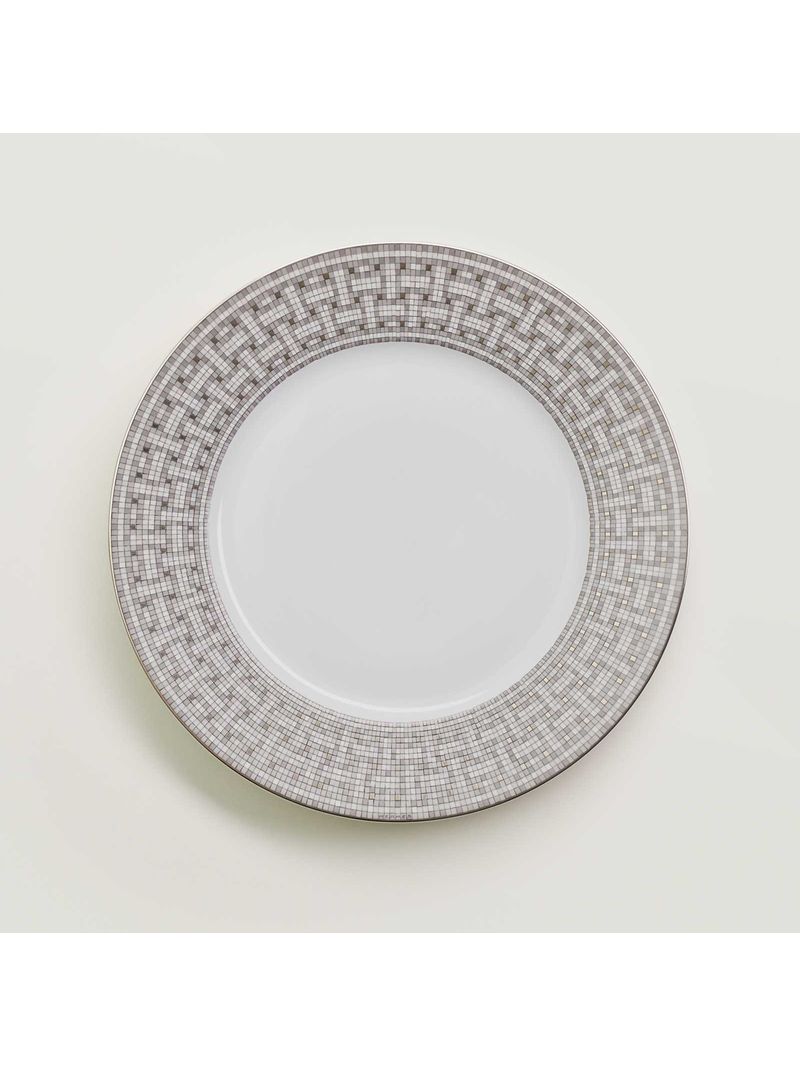 Set-2-Farfurii-Fel-Principal-275Cm-Mosaique-Platin-Hermes-Paris-1