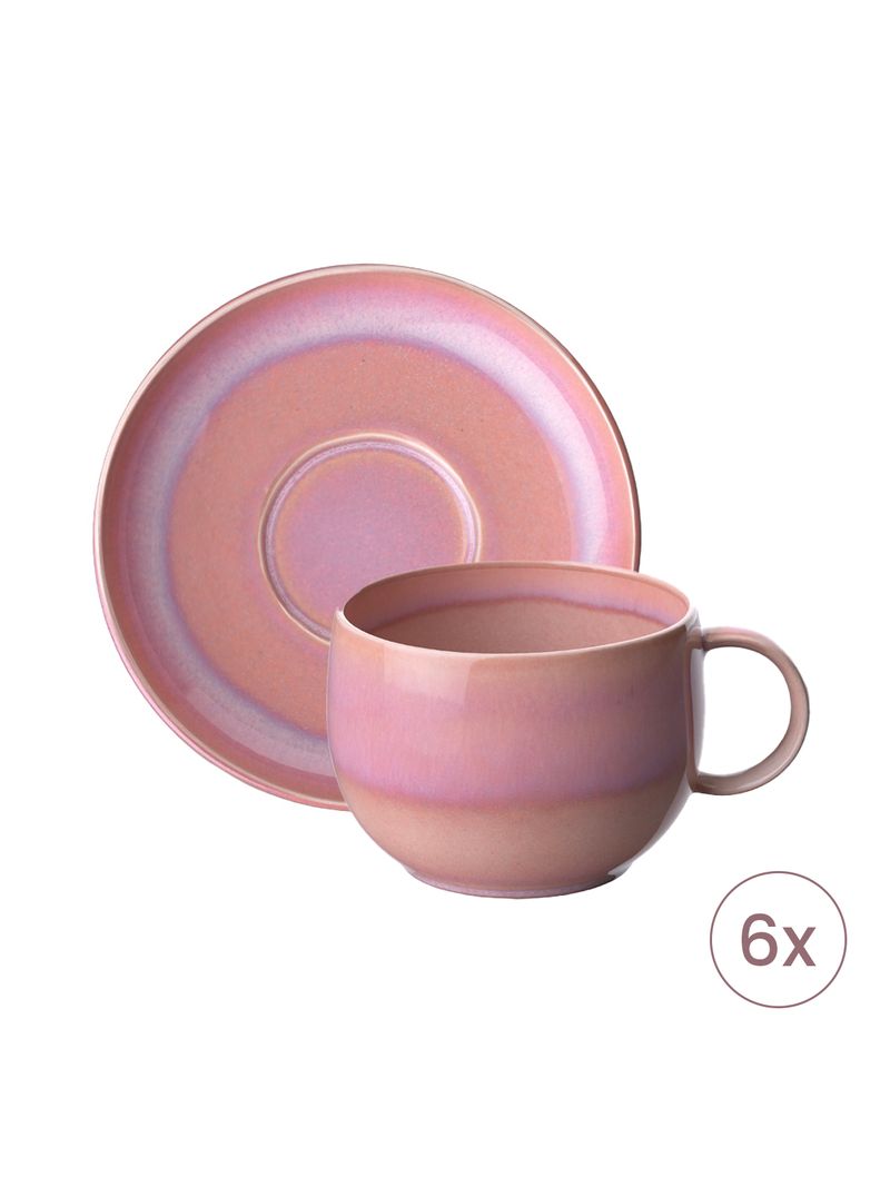 Set-6-Cesti-Cu-Farfurioare-Cafea-270ml-Perlemor-Coral-Villeroy-Boch-1